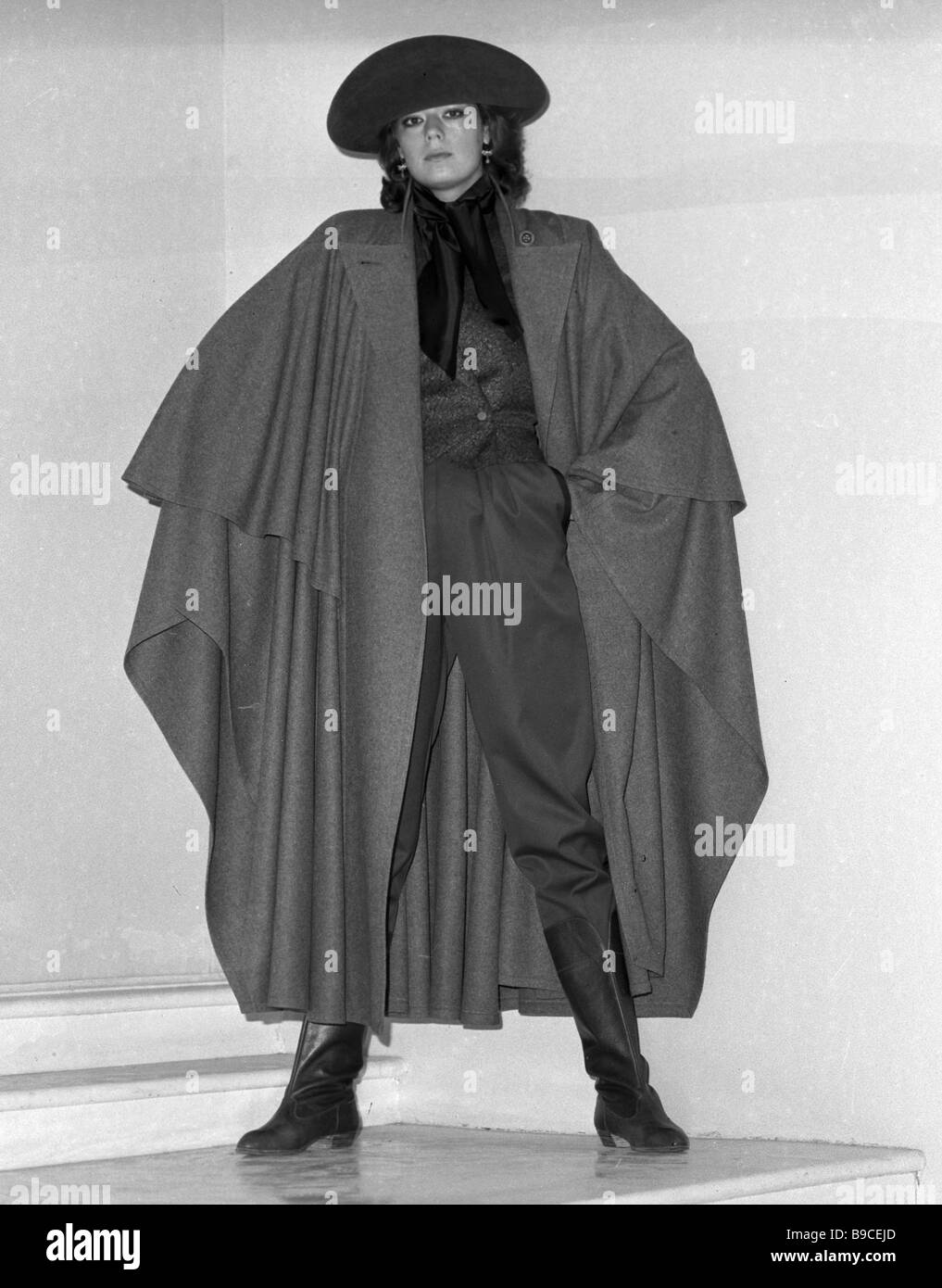 A model showing clothes from 1984 collection Stock Photo Alamy