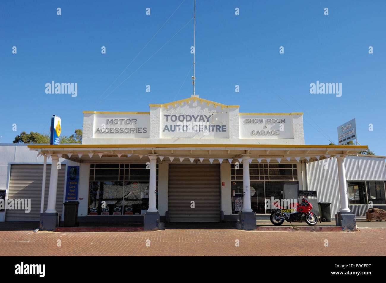 Toodyay Auto Centre in the small country town of Toodyay, Western Australia Stock Photo