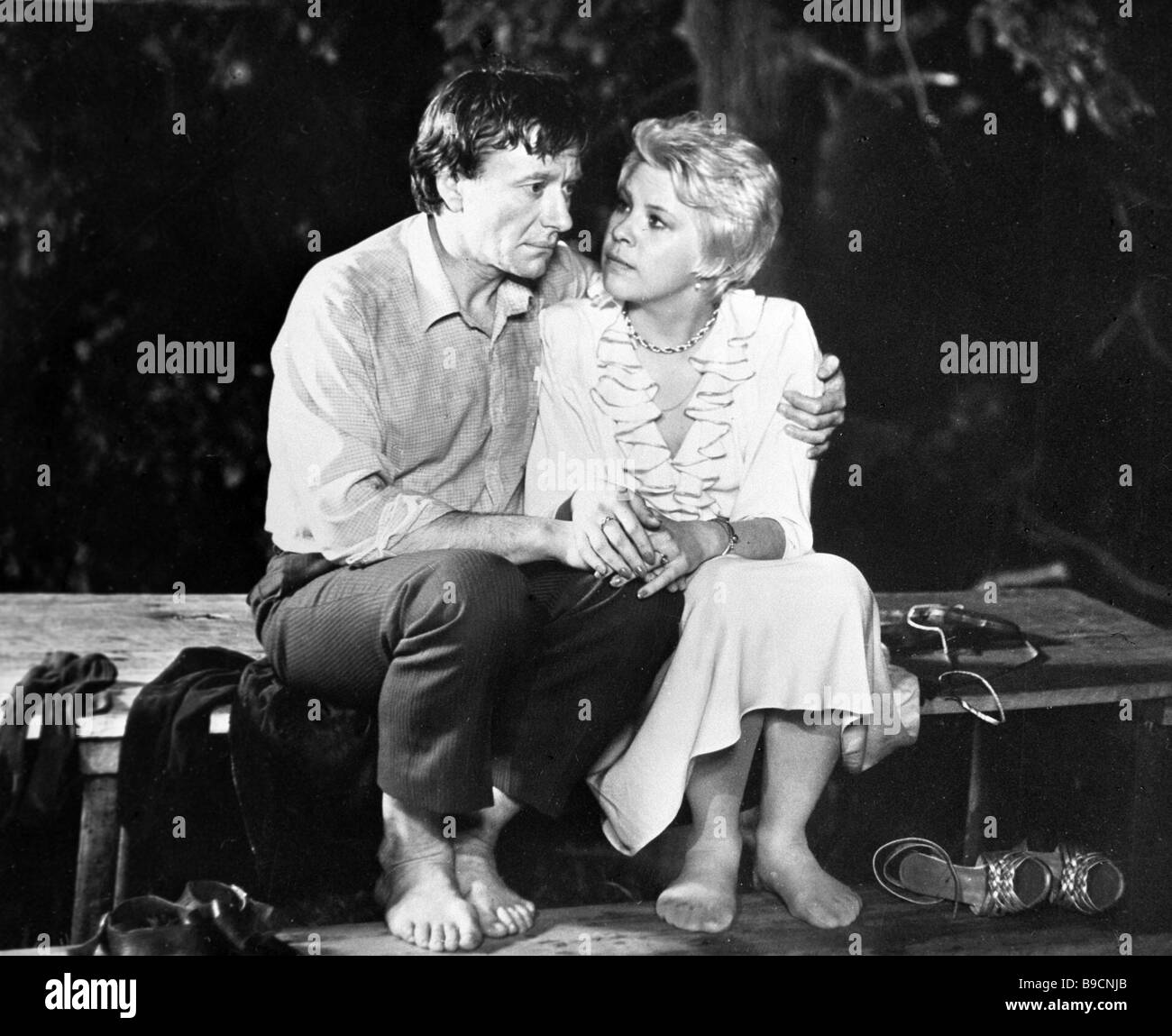 Andrei Mironov People s Artist of the Russian SFSR left and actress 