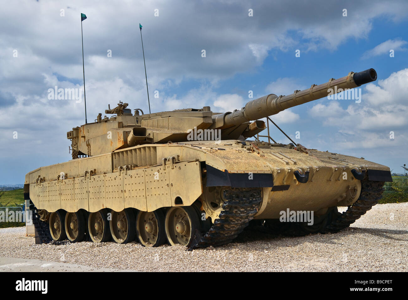 Israeli tank Merkava (Chariot) Stock Photo