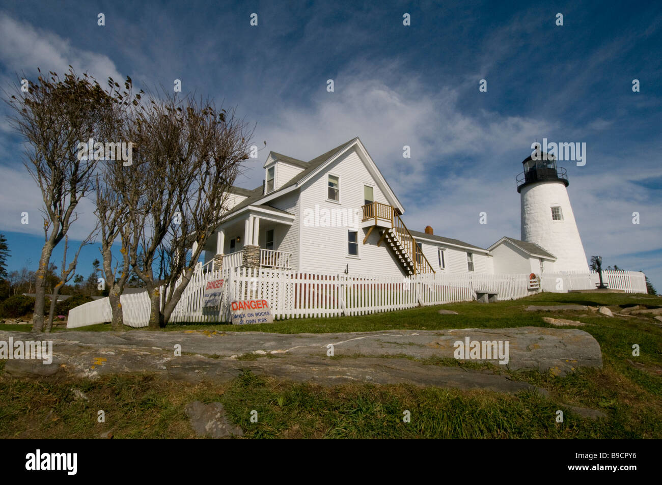 Maine's rugged coast Pemaquid Point Lighthouse, Bristol, Maine Stock Photo Alamy
