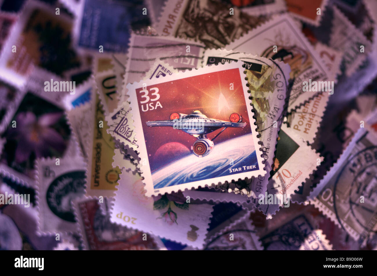 Star trek stamp Stock Photo