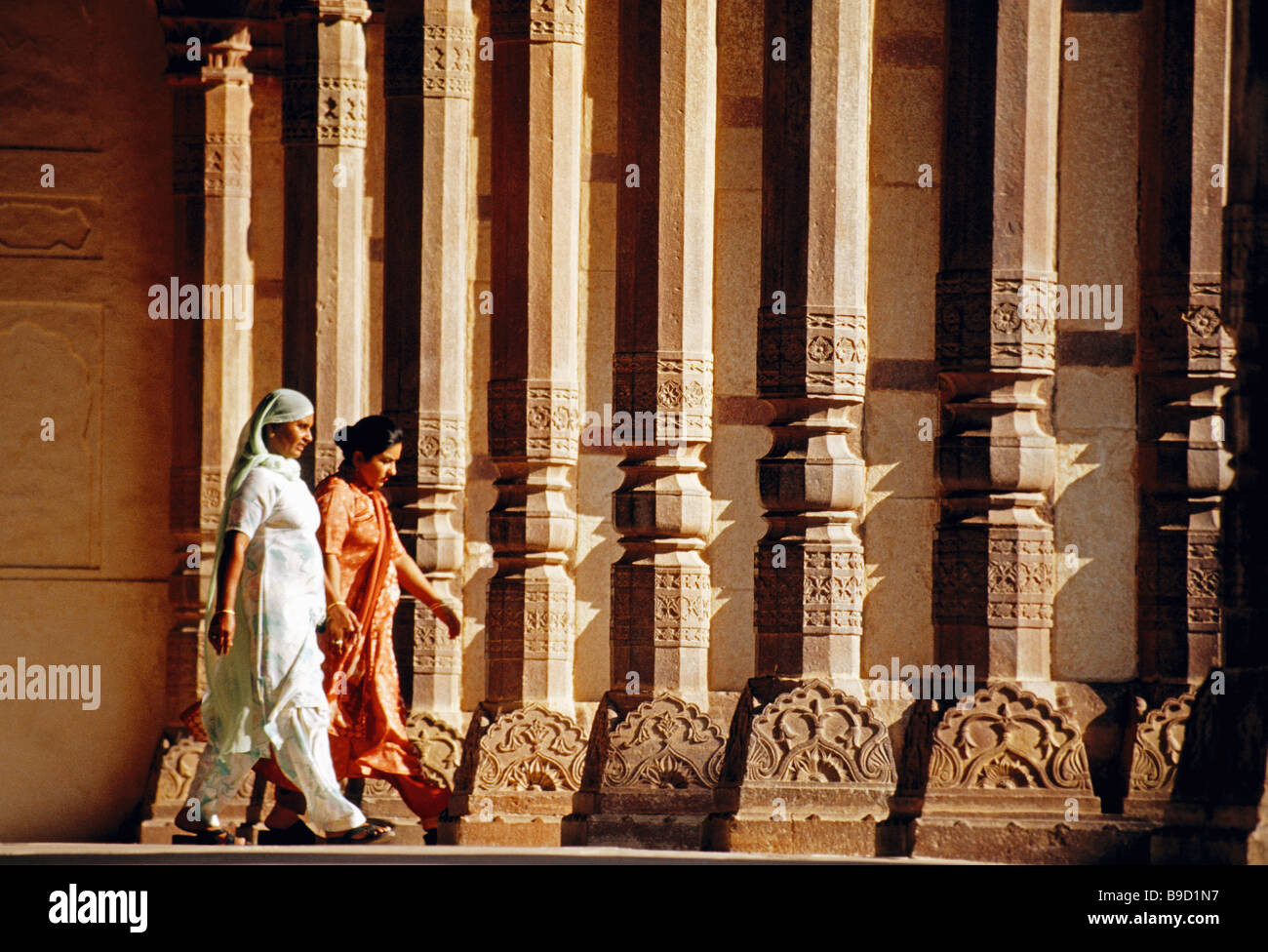 Jaipur's Amber Fort in Rajasthan Stock Photo