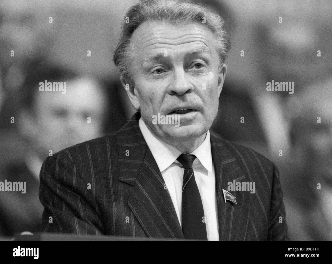 Viktor Afanasyev newspaper Pravda editor in chief Stock Photo Alamy
