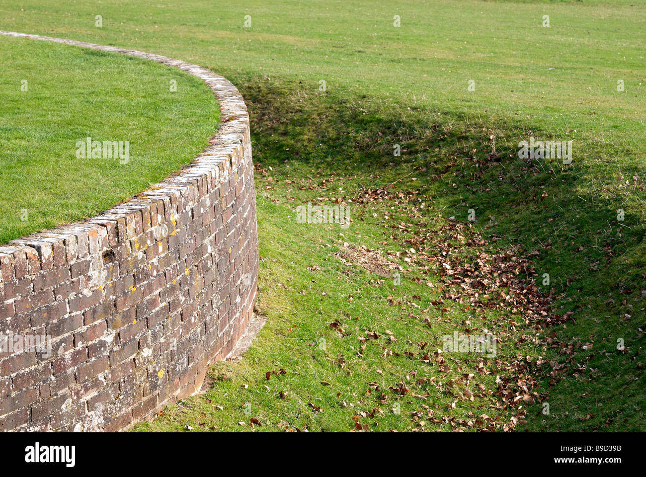 Garden Ha Ha Wall High Resolution Stock Photography And Images Alamy