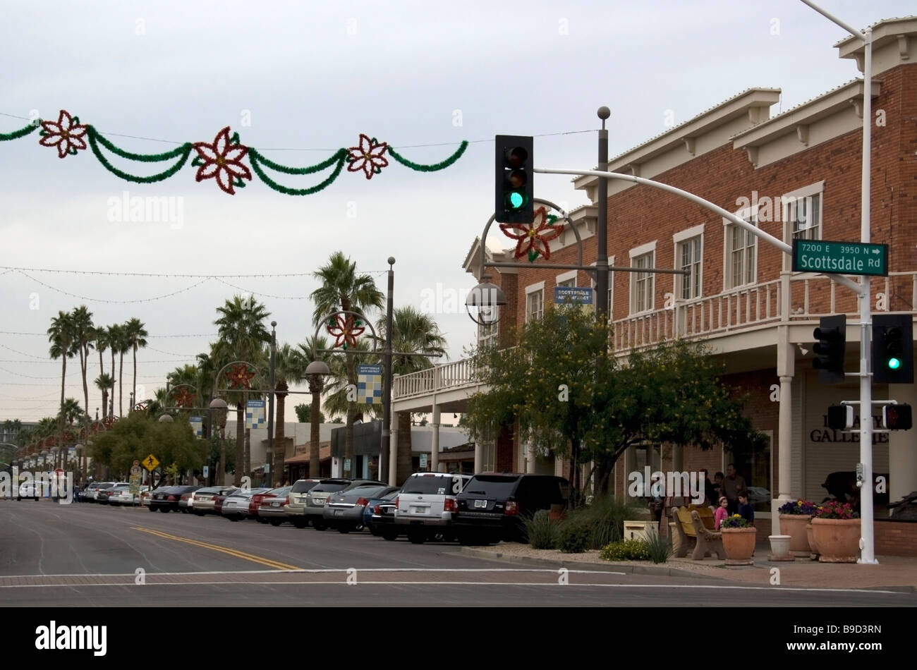 Stock photo of downtown Scottsdale Arizona Stock Photo
