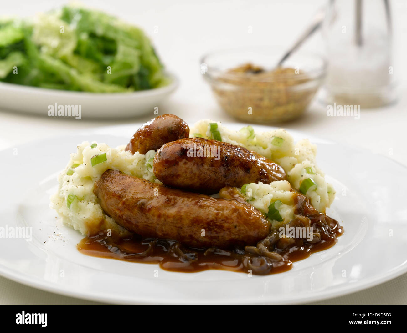 bangers and mash Stock Photo Alamy