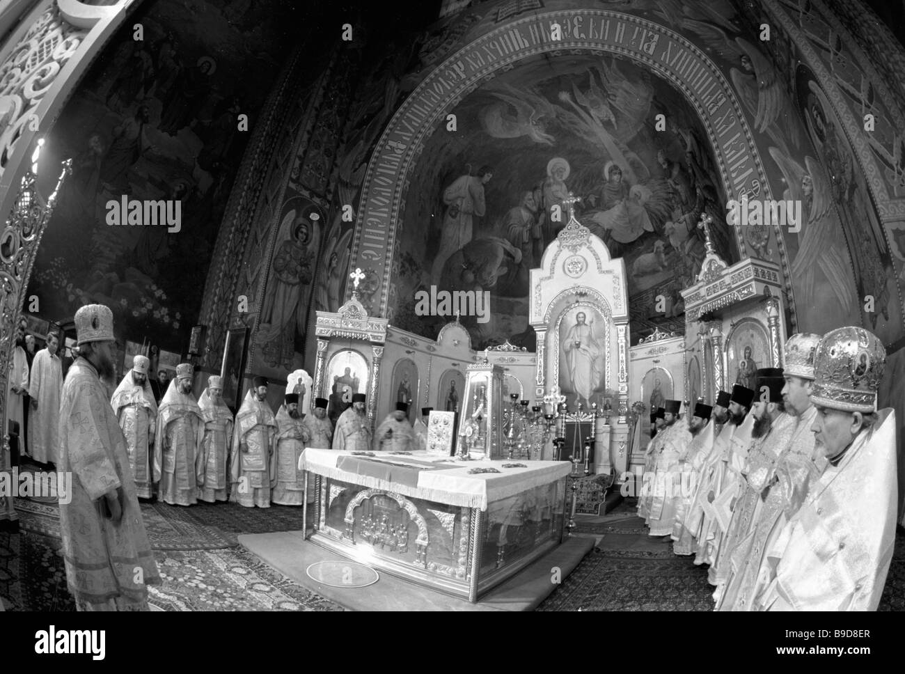 A liturgy at St Catherine s Cathedral Stock Photo - Alamy