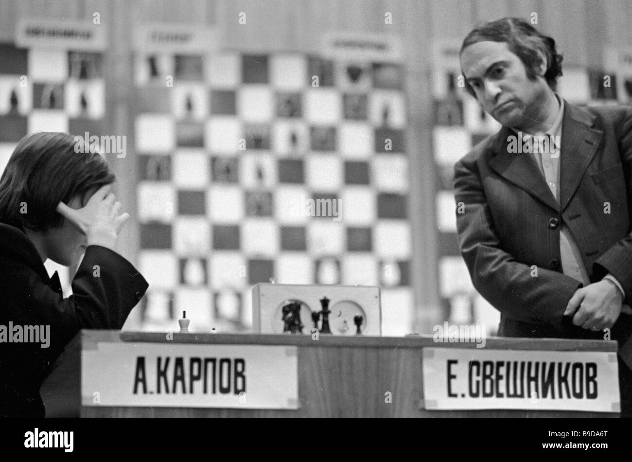 Grandmaster Mikhail Tal and Sasha Gorelikov a Leningrad schoolboy