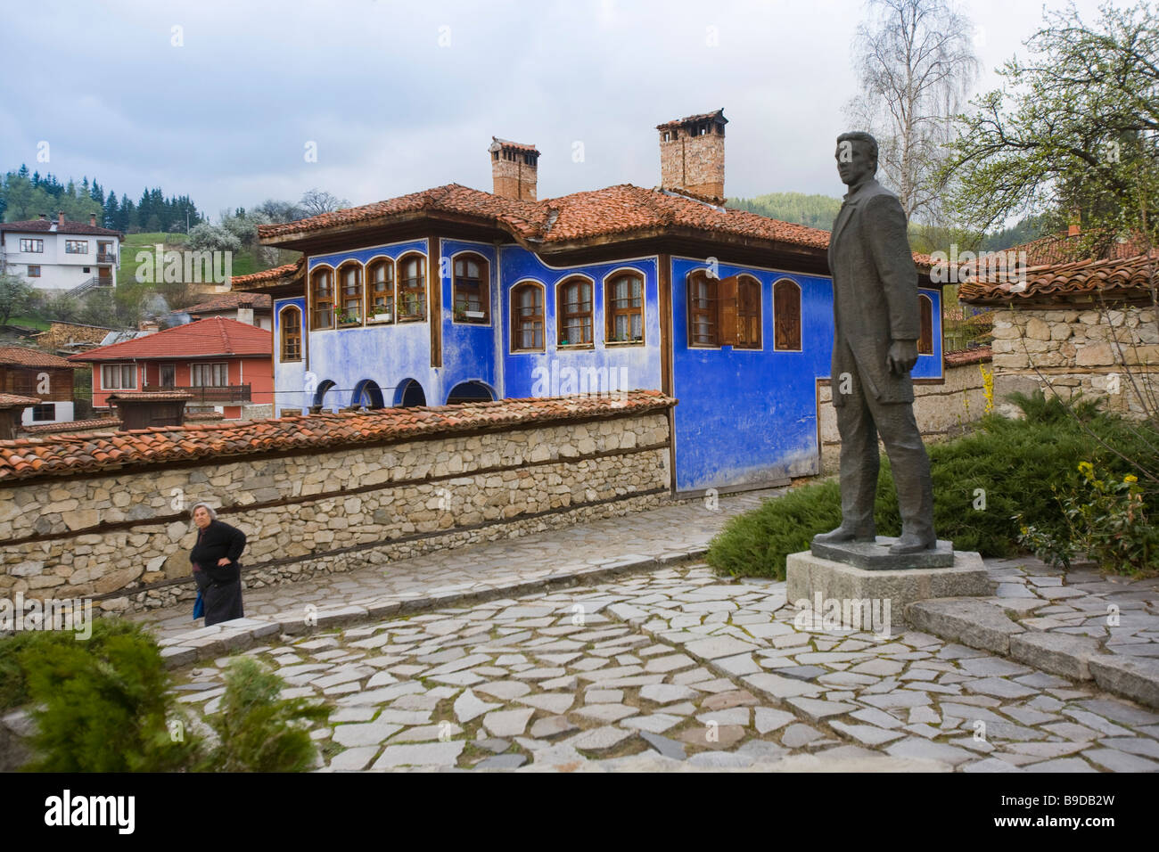 Old city Koprivshtitsa Bulgaria Stock Photo