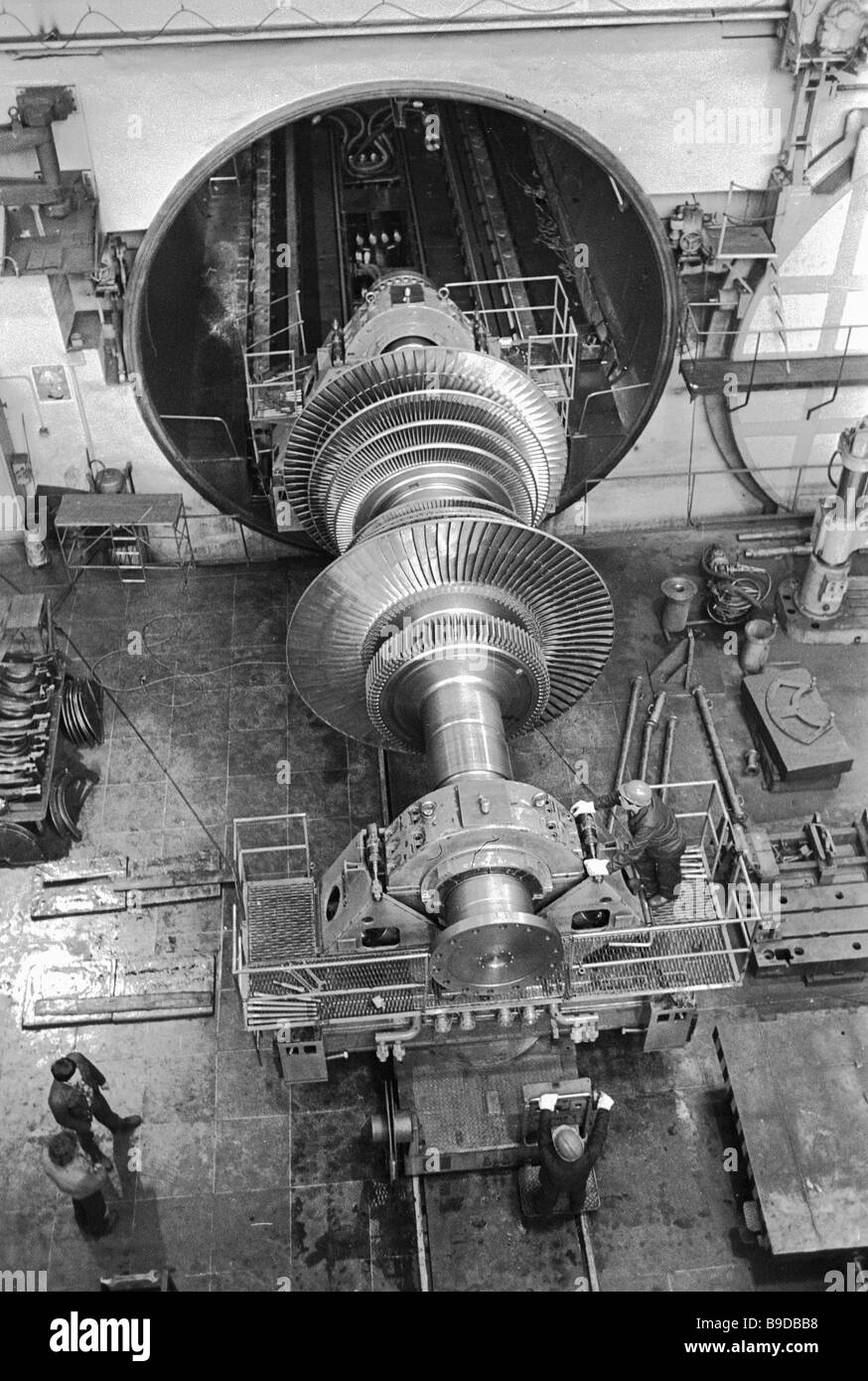 Workshop of the Stary Oskol electric steel works Stock Photo - Alamy