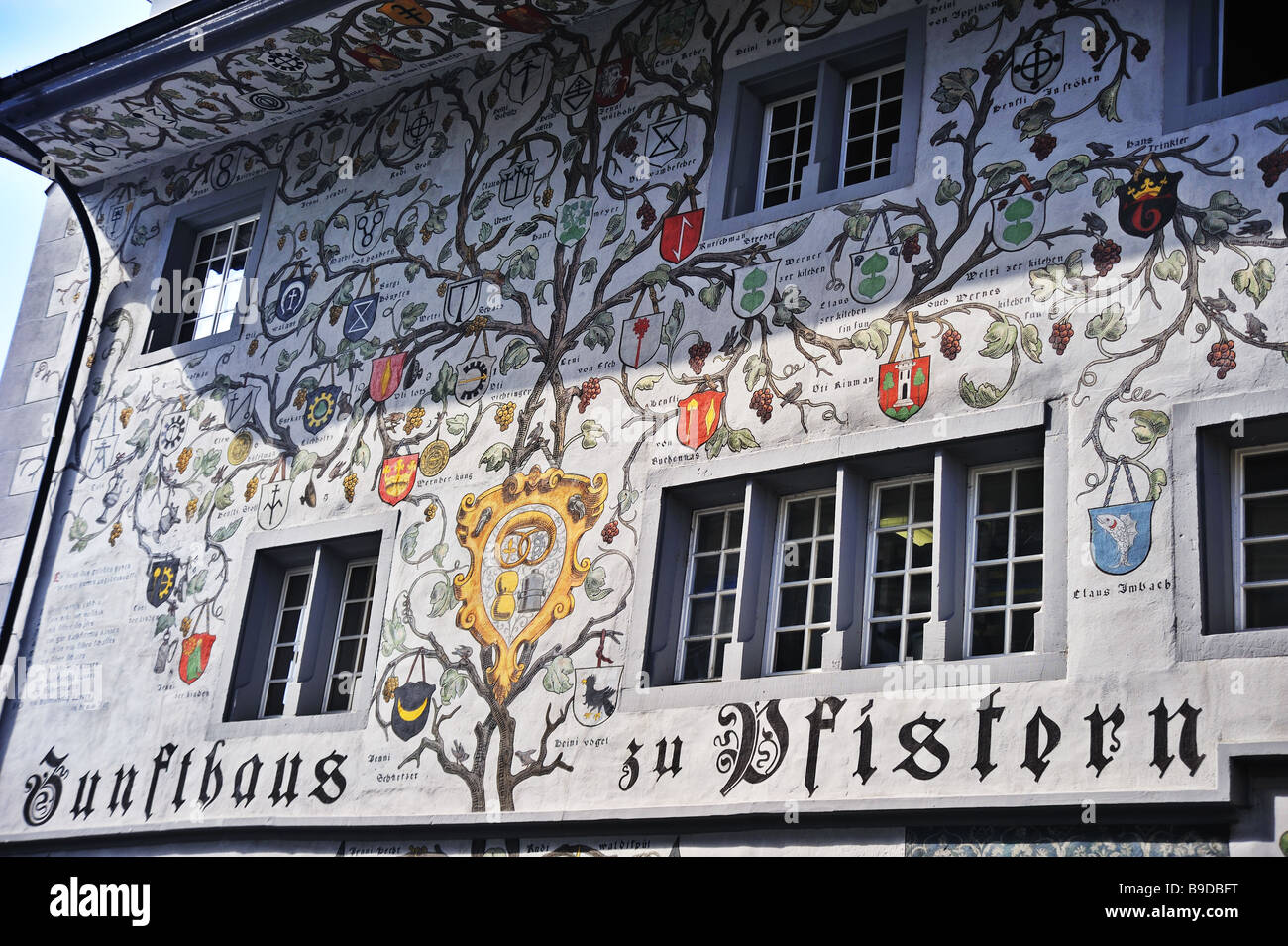 Mural at Lucerne, Switzerland Stock Photo - Alamy