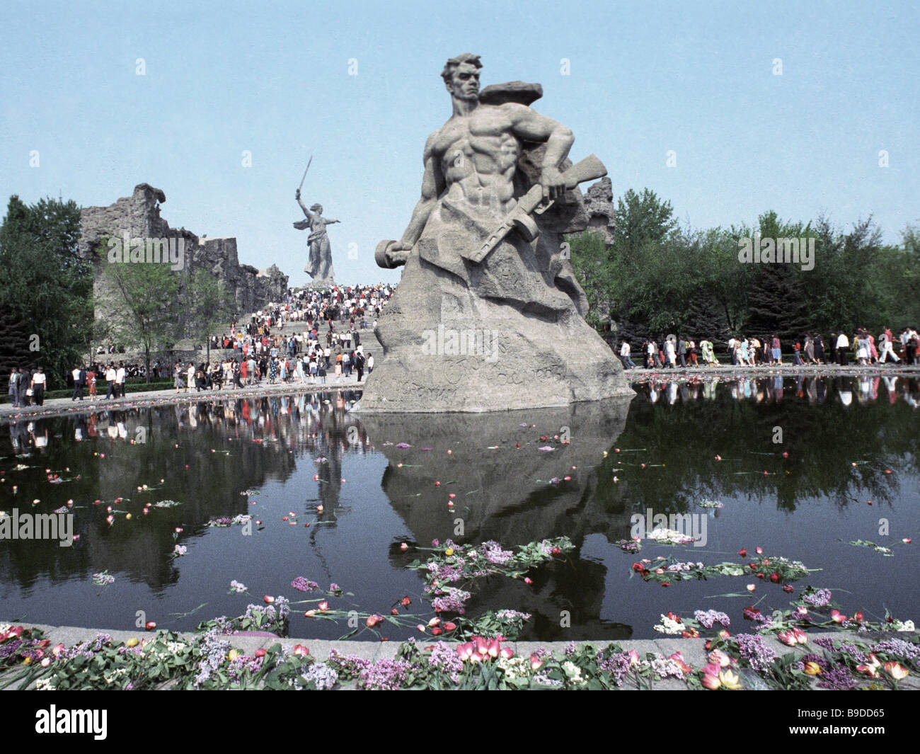 Memorial to the Heroes of the Battle of Stalingrad in Mamayev Kurgan