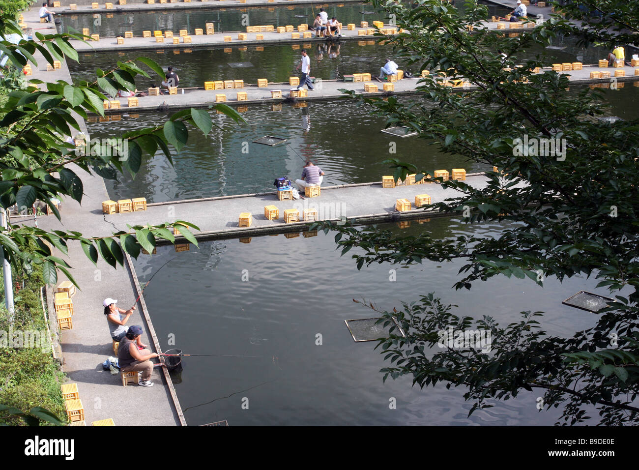 fishing in tokyo Stock Photo Alamy