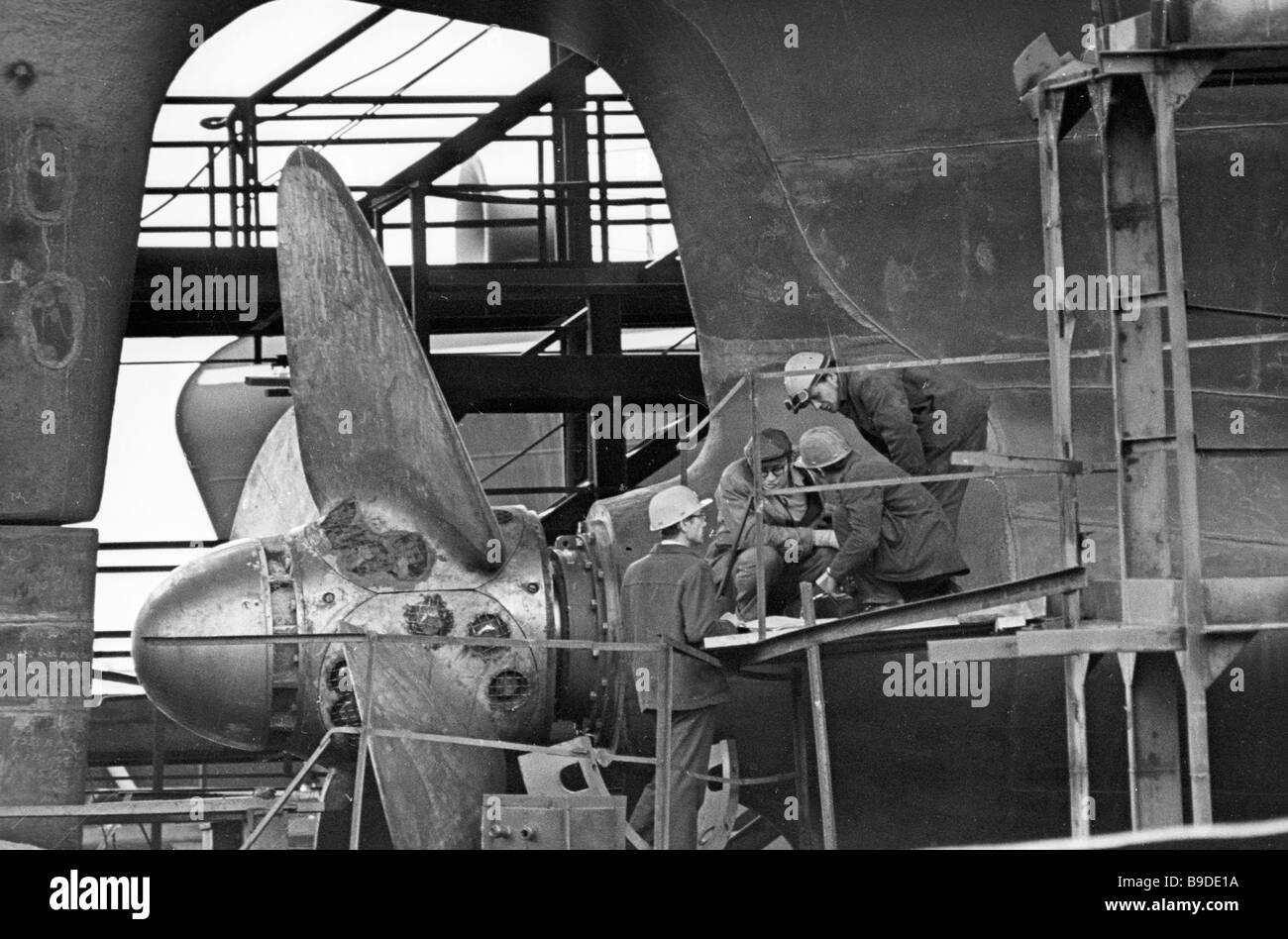 Shipways of the shipyard named after the 50th October