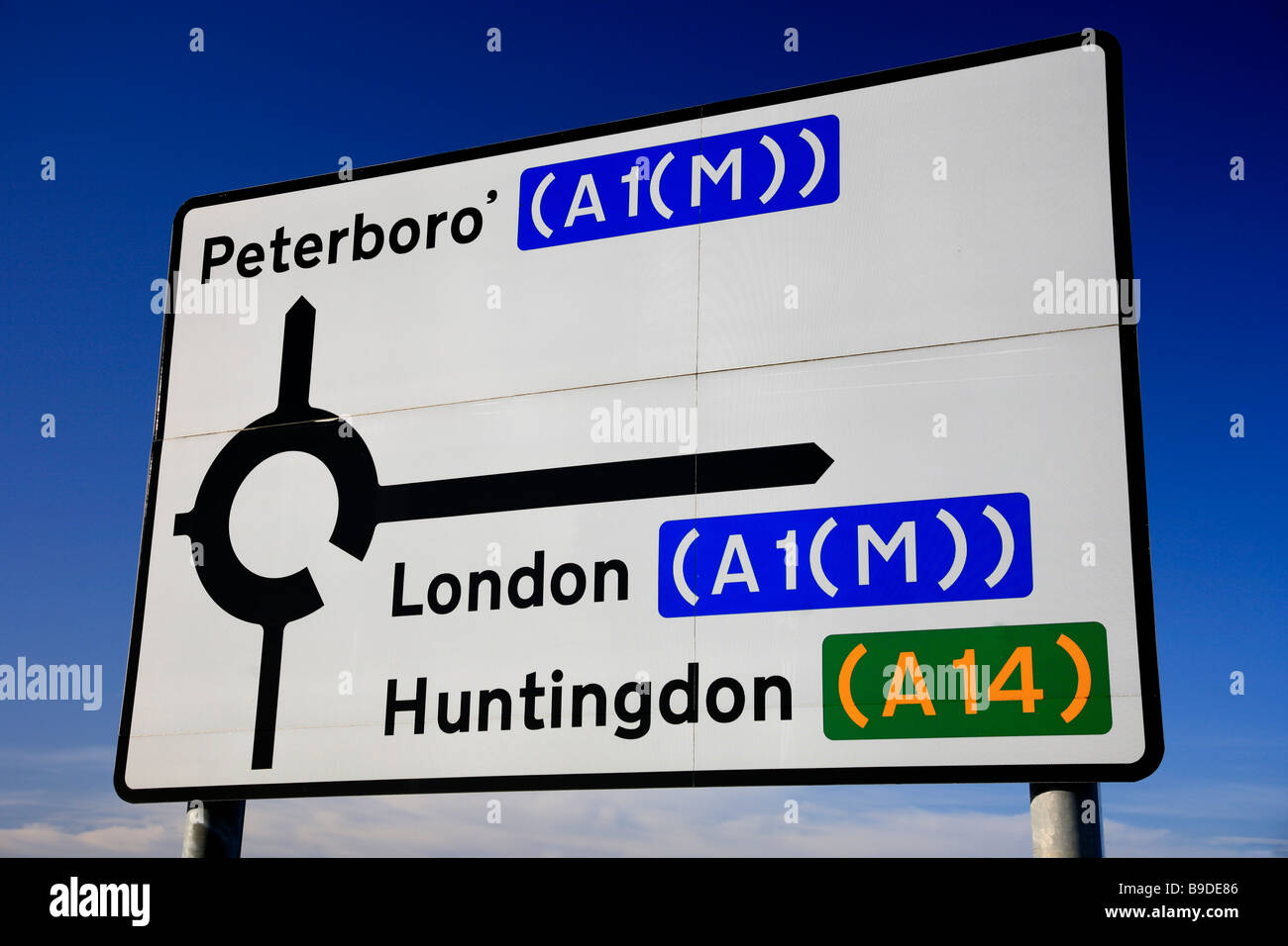 A1 m road sign hires stock photography and images Alamy