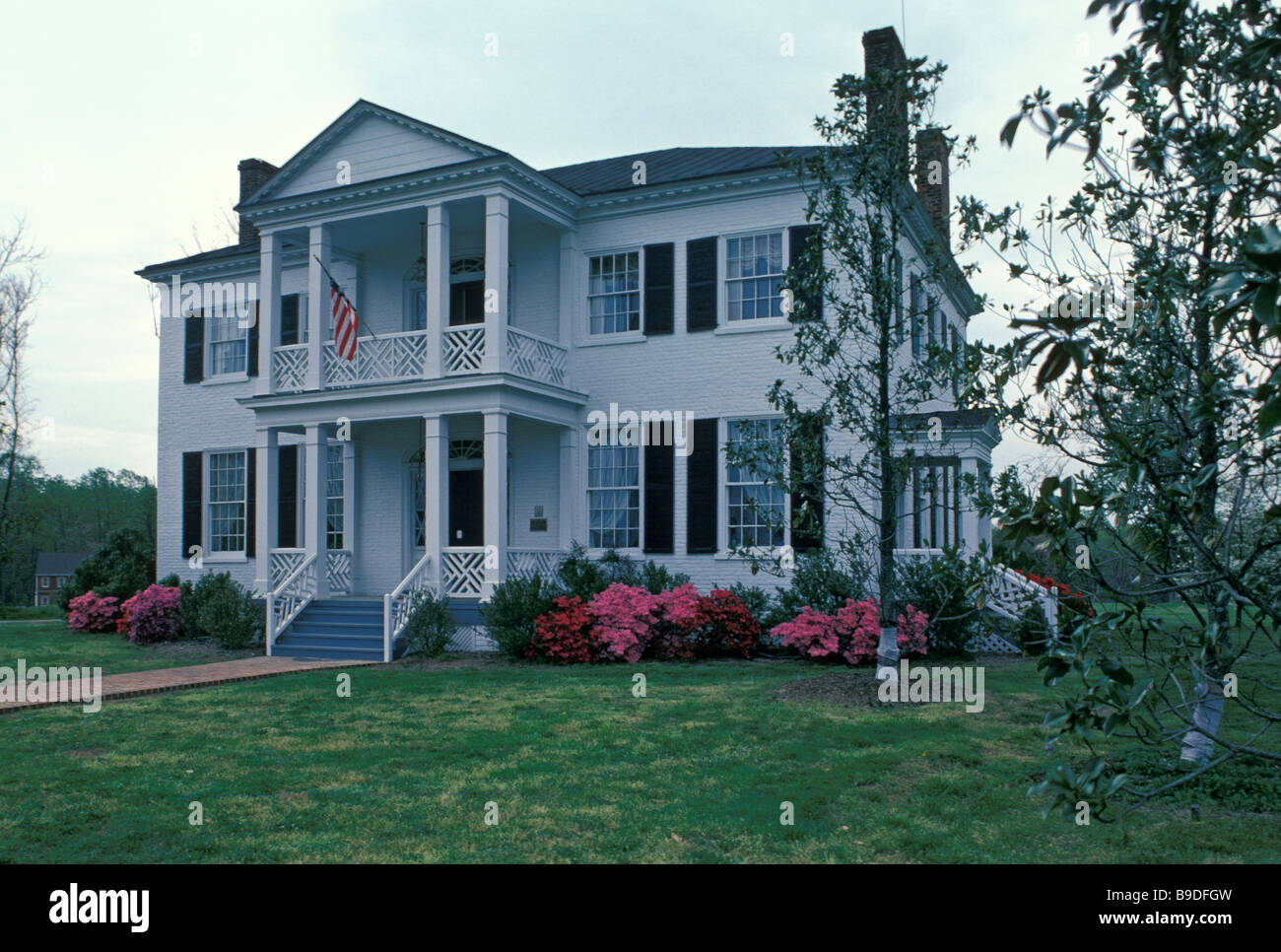 Magnolia Grange House Stock Photo Alamy