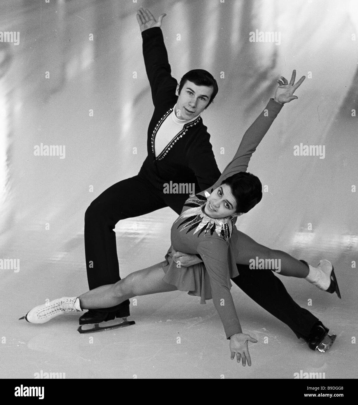 Irina Rodnina and Alexander Zaitsev many times Olympic world and ...