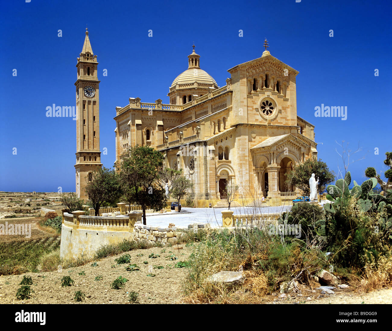 Ta´Pinu Sanctuary, pilgrimage site, Gozo, Malta, Mediterranean Stock Photo