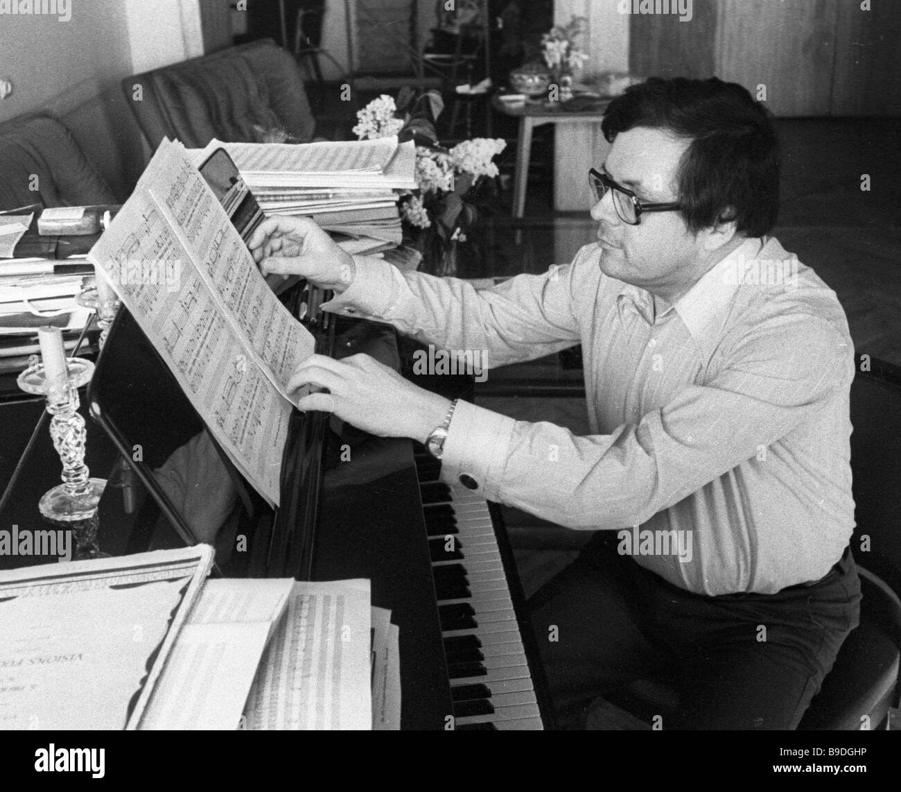 Composer Andrei Petrov Stock Photo - Alamy