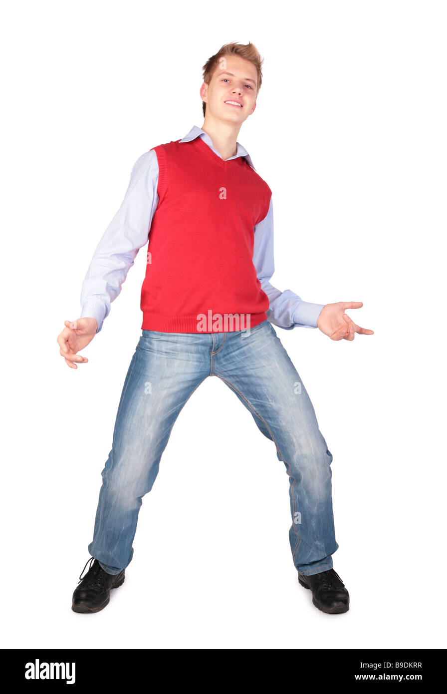 Boy in red jacket Cut Out Stock Images & Pictures Alamy