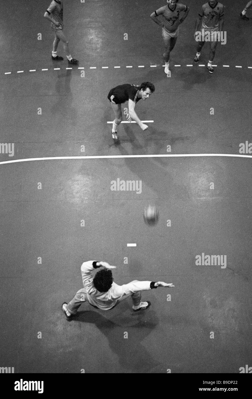 Vladimir Belov background captain of the U S S R national handball team