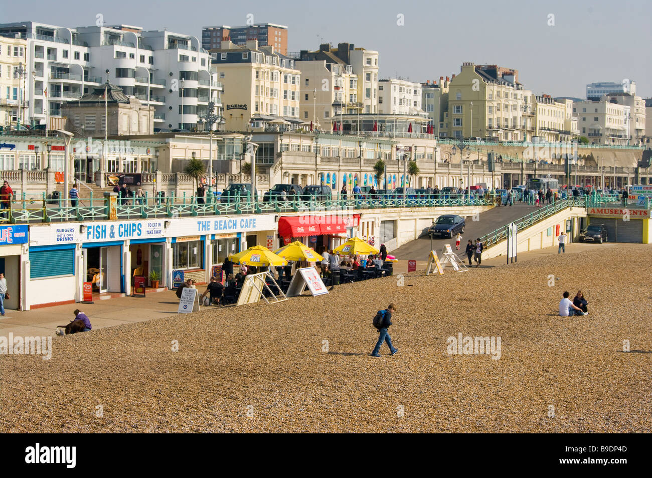 Brighton Seafront Seaside Beachfront East Sussex England uk Stock Photo