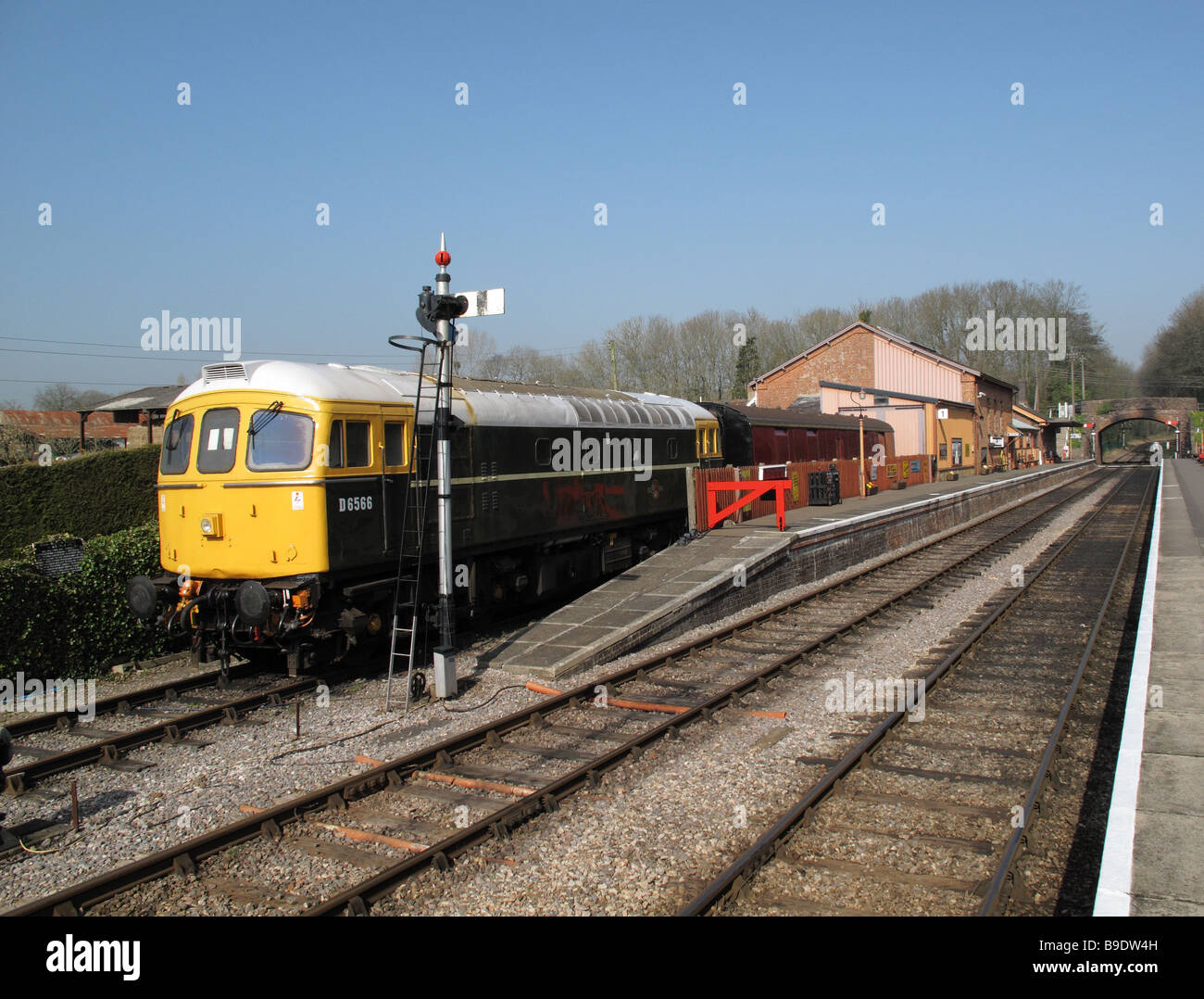 West Somerset steam railway station, Lydeard, Somerset, England
