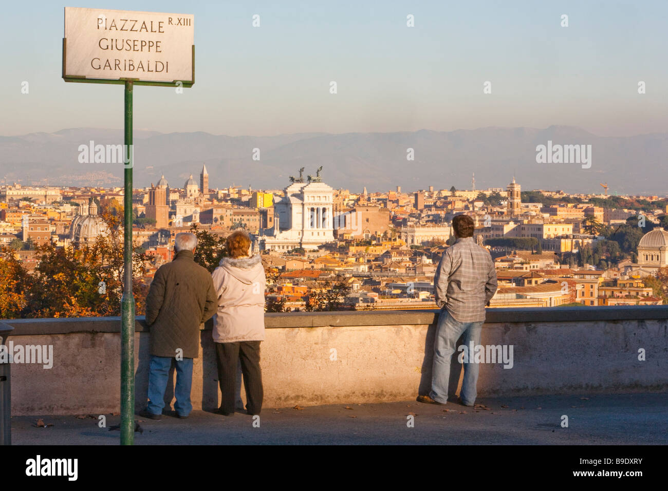 Viewing Platform Rome Rome italy view landscape hi-res stock photography and images - Alamy