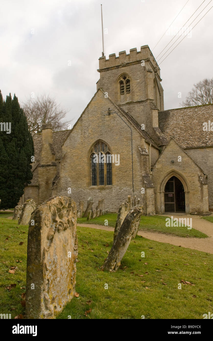 St Kenelm's Church, Minster Lovell, Oxfordshire, England Stock Photo