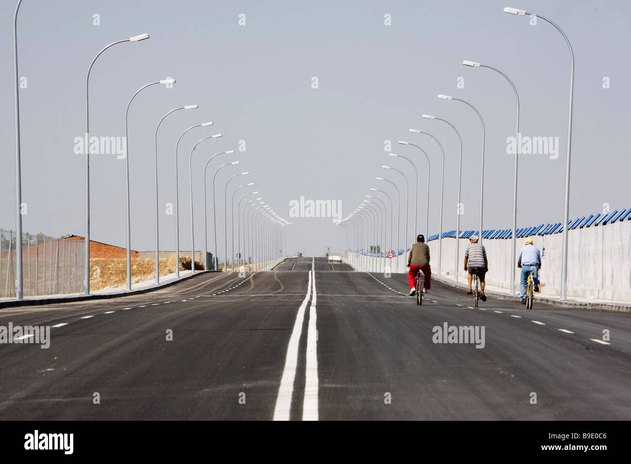 Road Seseña Madrid Spain Stock Photo