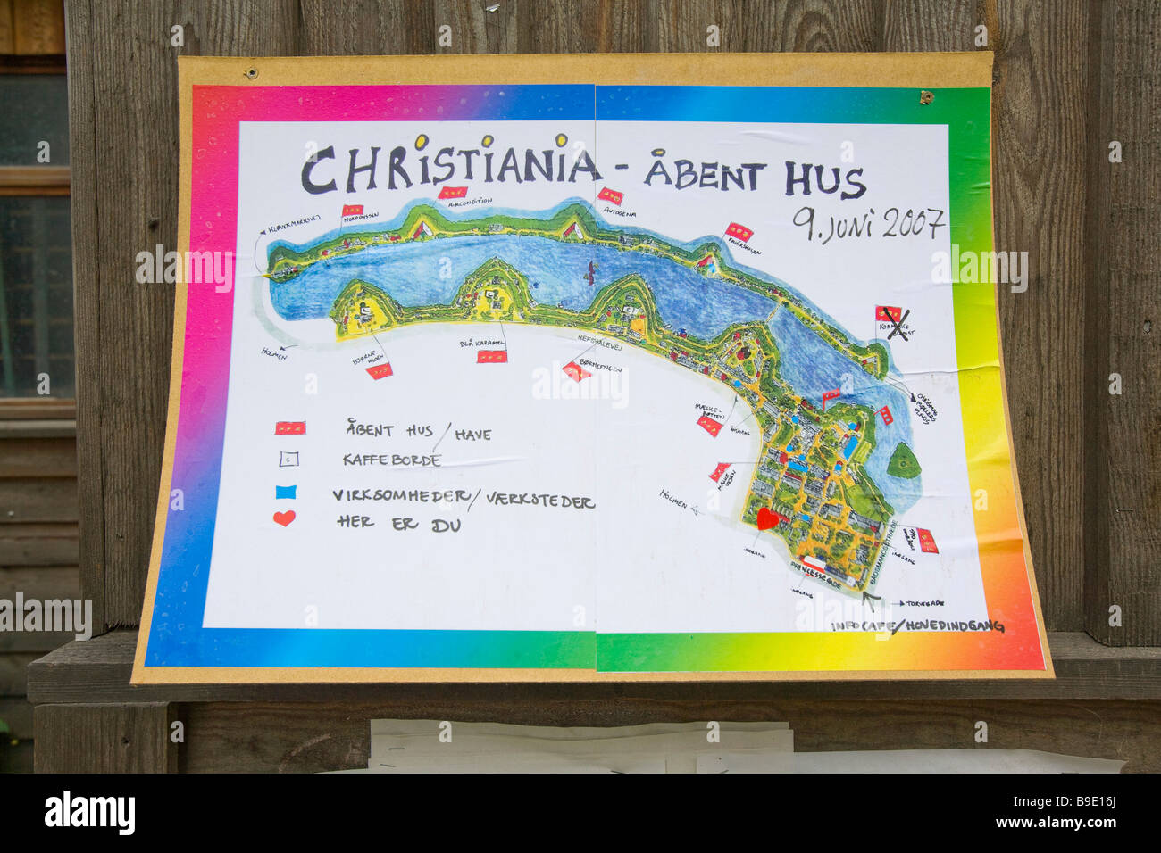 Christiania Copenhagen Denmark Stock Photo Alamy