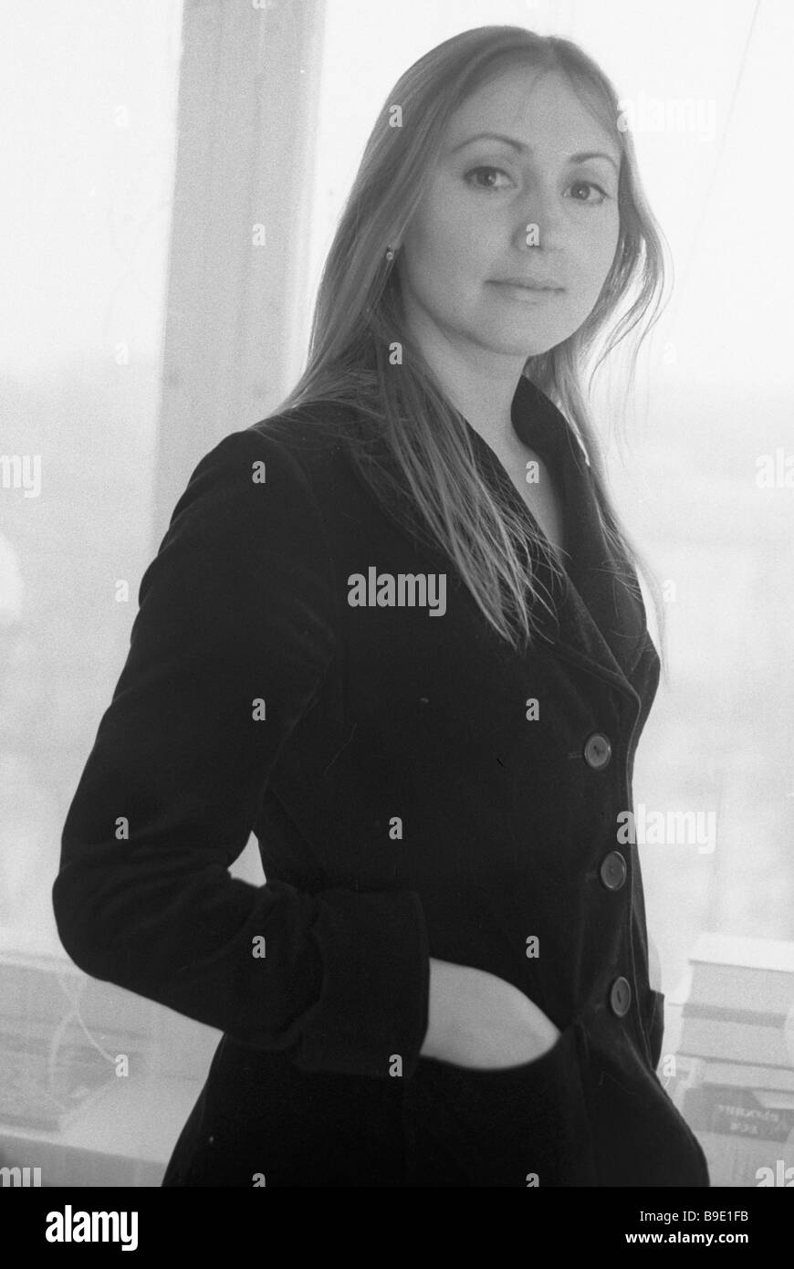Soviet film actress Larisa Kadochnikova Stock Photo - Alamy