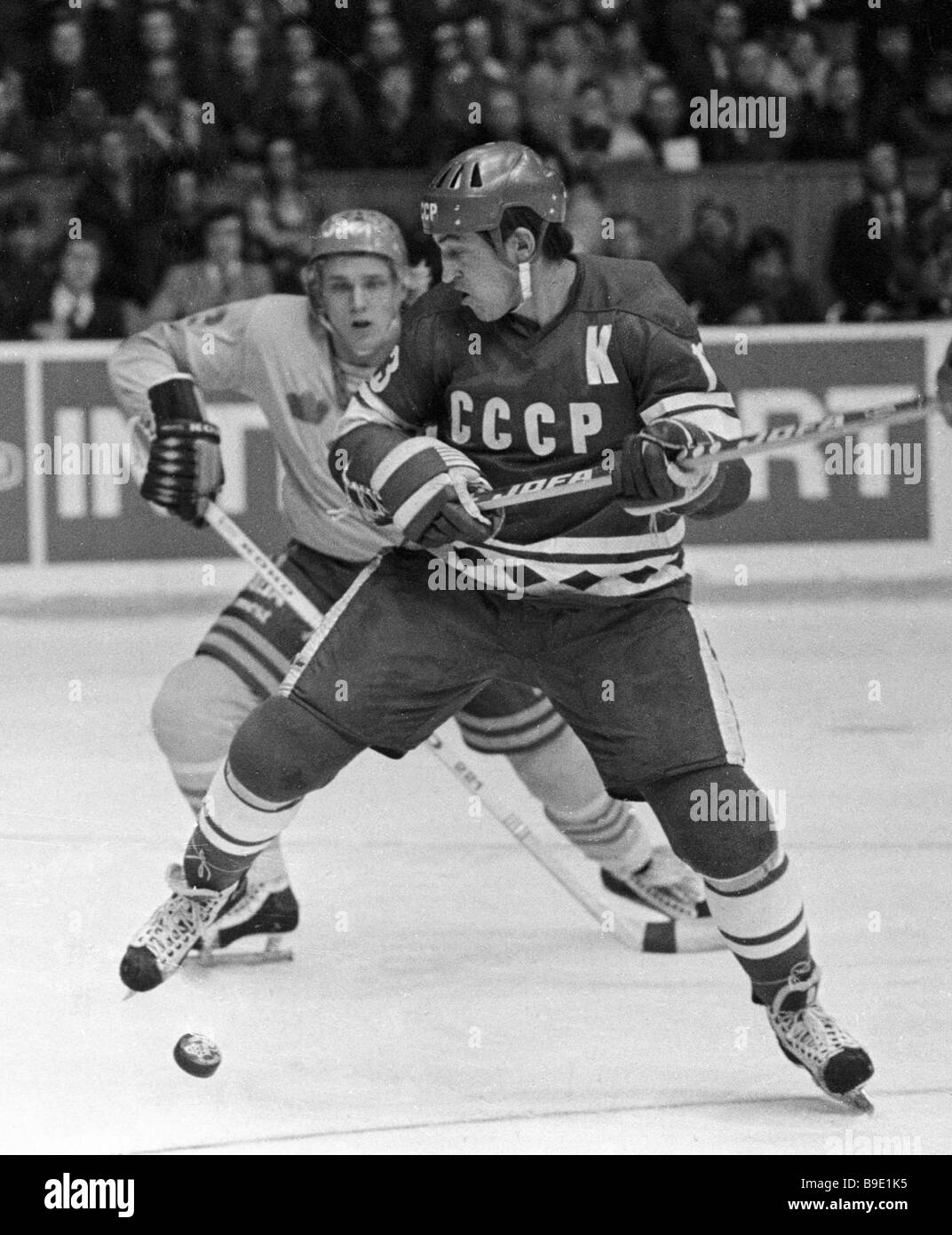 Soviet national ice hockey team captain multiple World European and