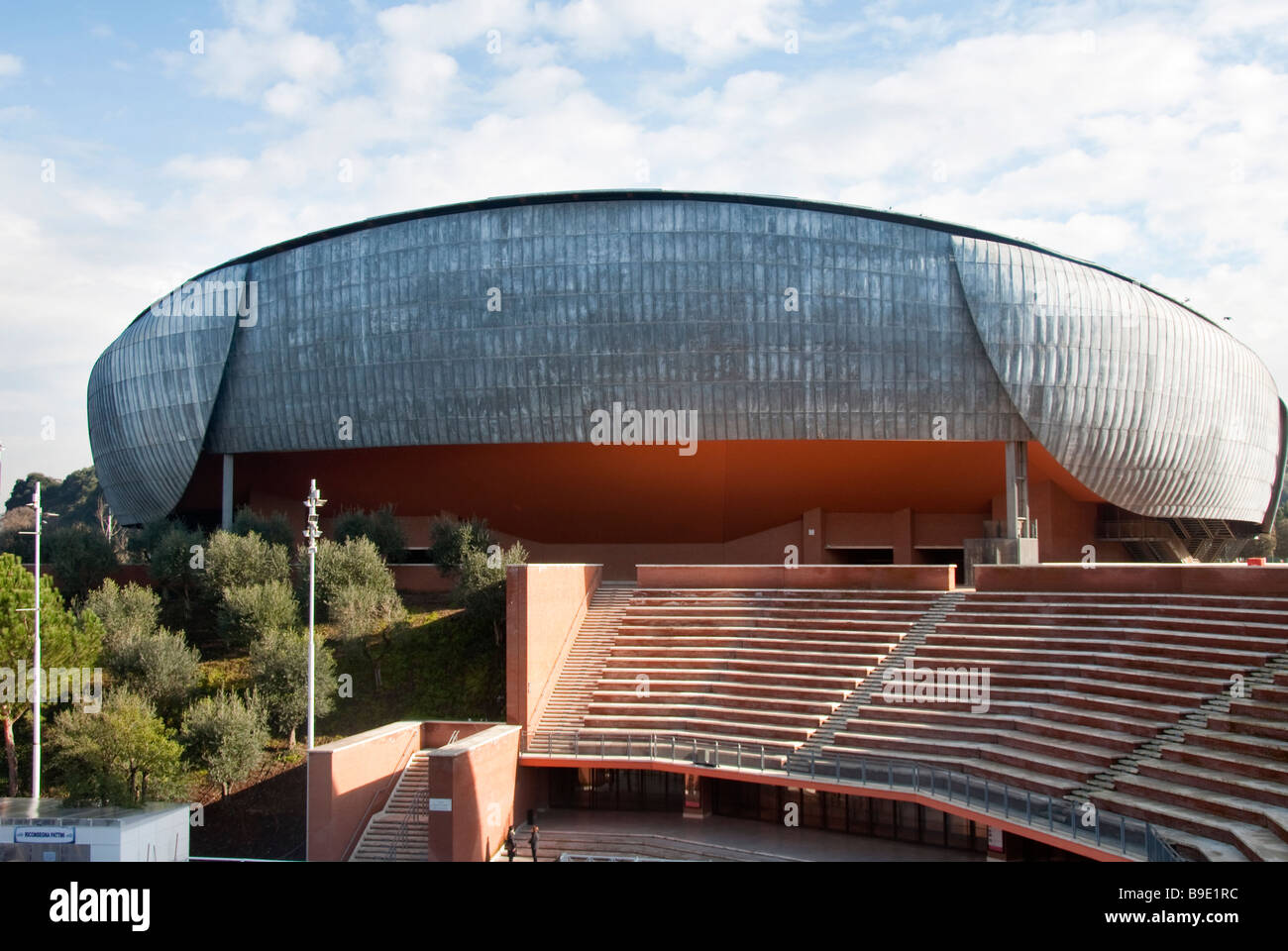 The Auditorium, one of three concert halls in the Parco della Musica designed by the architect Renzo Piano Stock Photo
