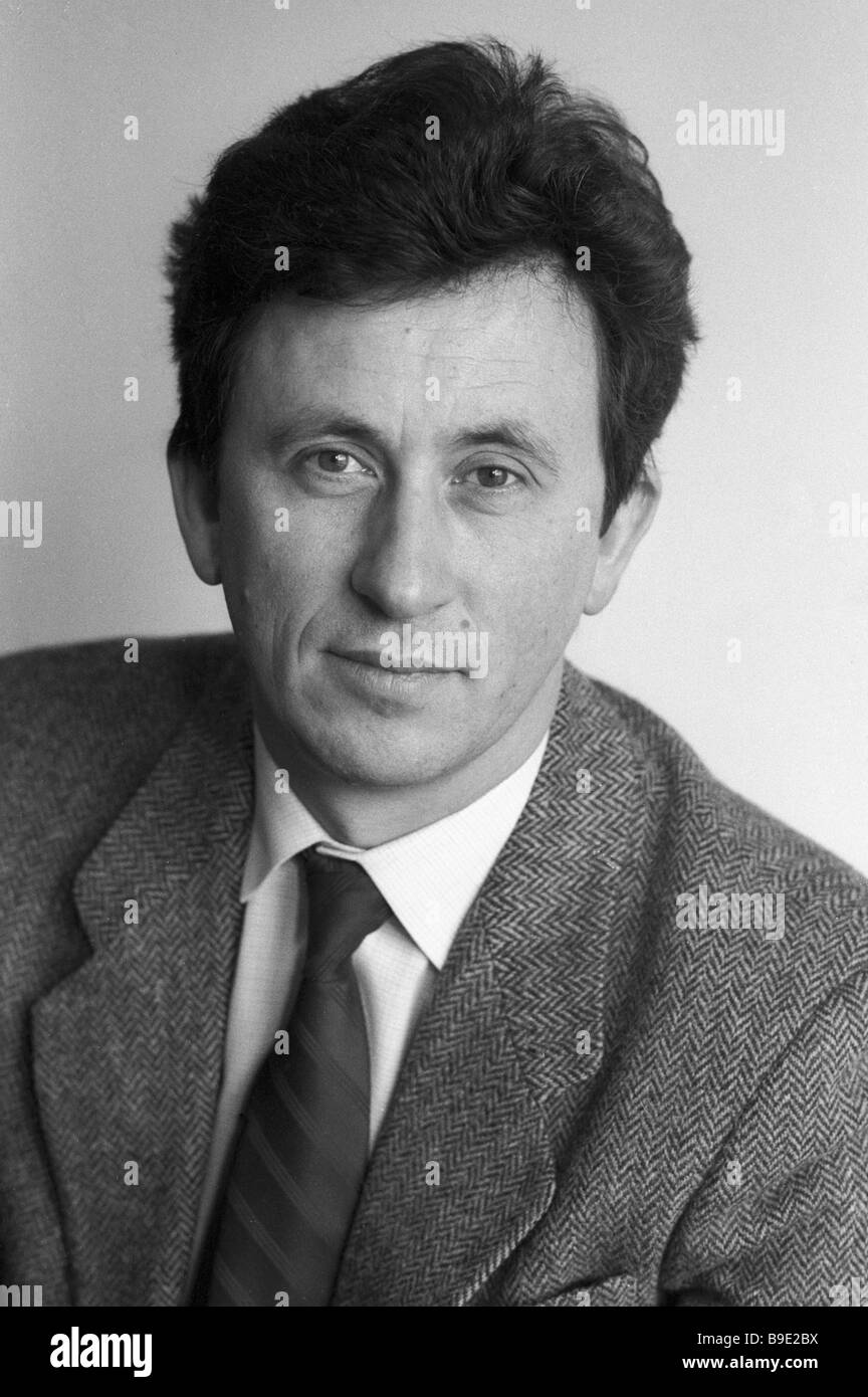 The USSR Pilot Cosmonaut Oleg Atkov Stock Photo - Alamy