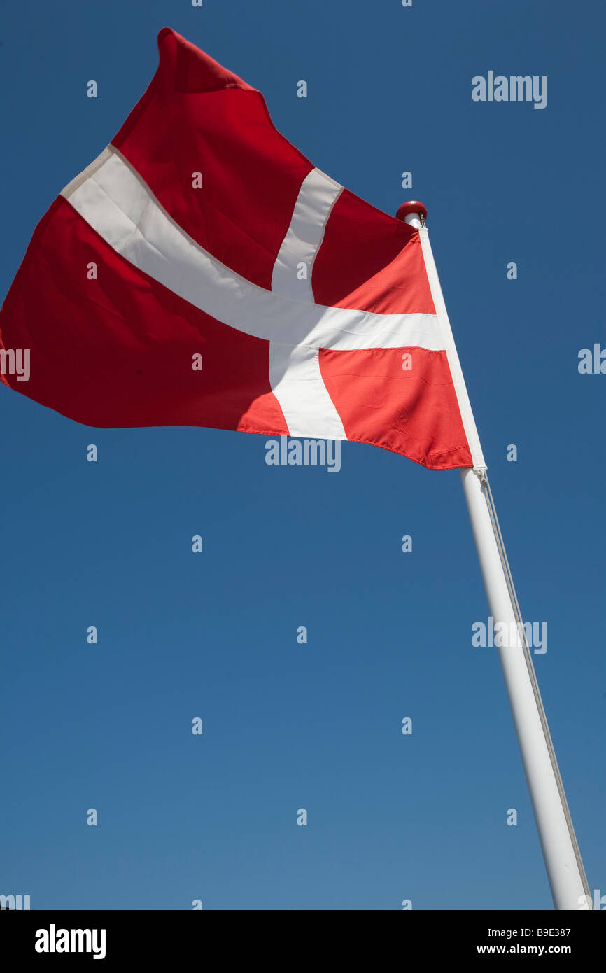 Denmark flag Stock Photo