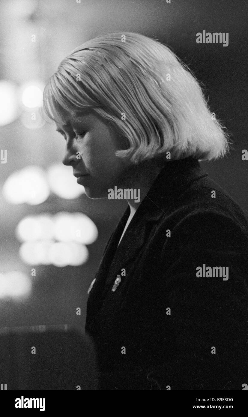 Composer Alexandra Pakhmutova Stock Photo - Alamy