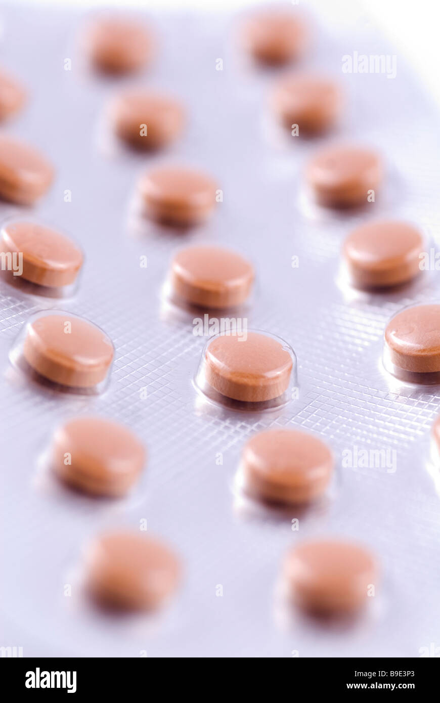 Close up of medical pills Stock Photo