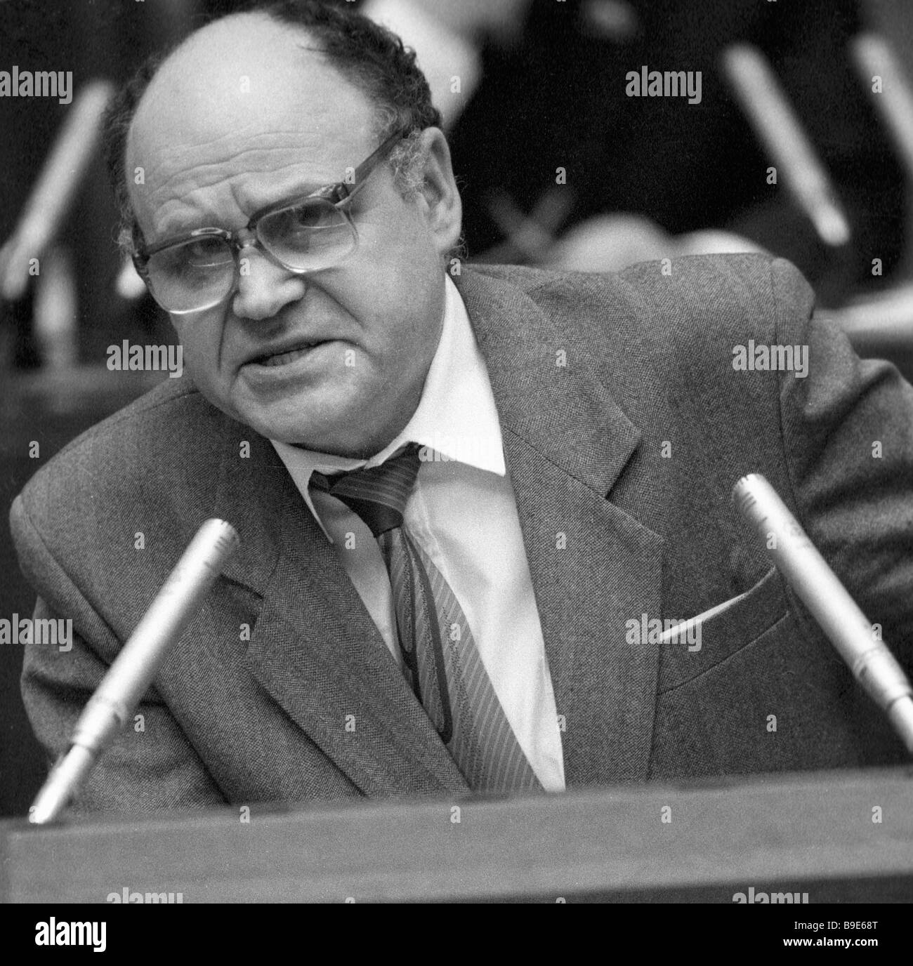 Machine Building Minister Oleg Shishkin Stock Photo - Alamy