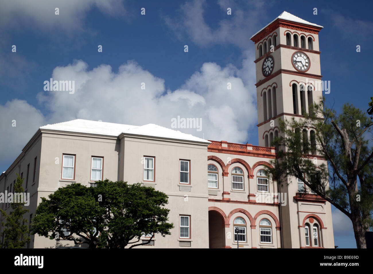View of the House of Assembly, Hamilton, Bermuda Stock Photo Alamy
