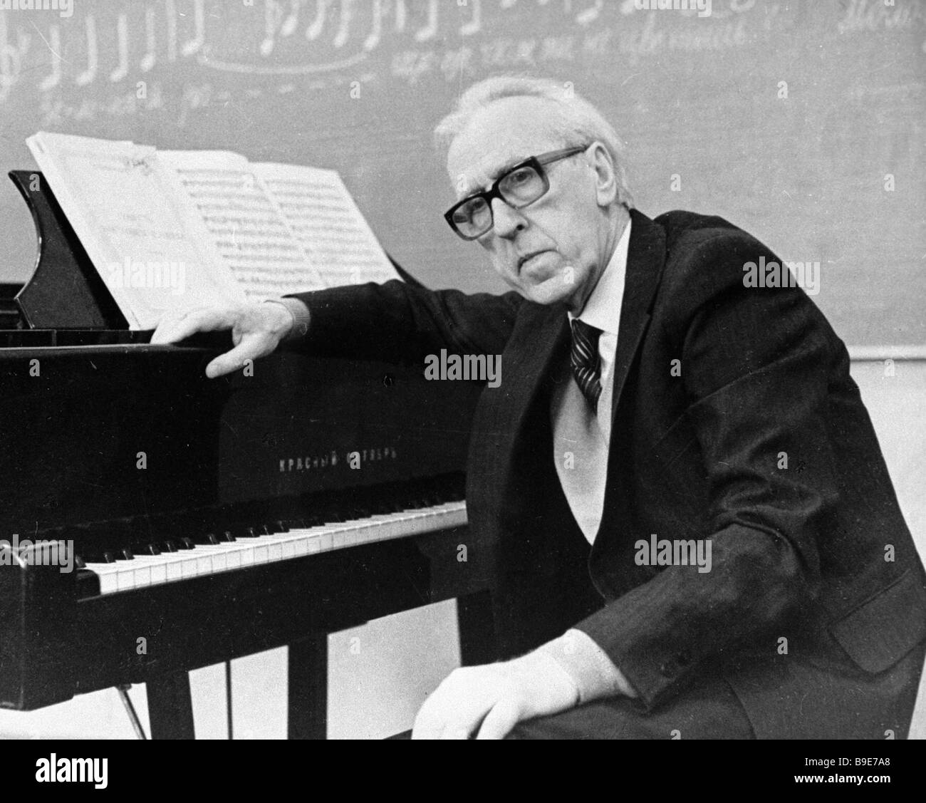 Renowned Soviet composer Dmitry Kabalevsky Stock Photo - Alamy 