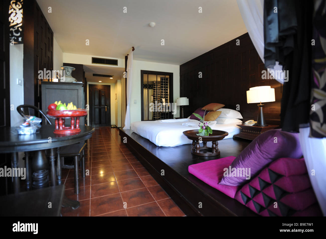 Junior suite at the hotel Aquamarine, Kamala Beach, Phuket Thailand Stock Photo