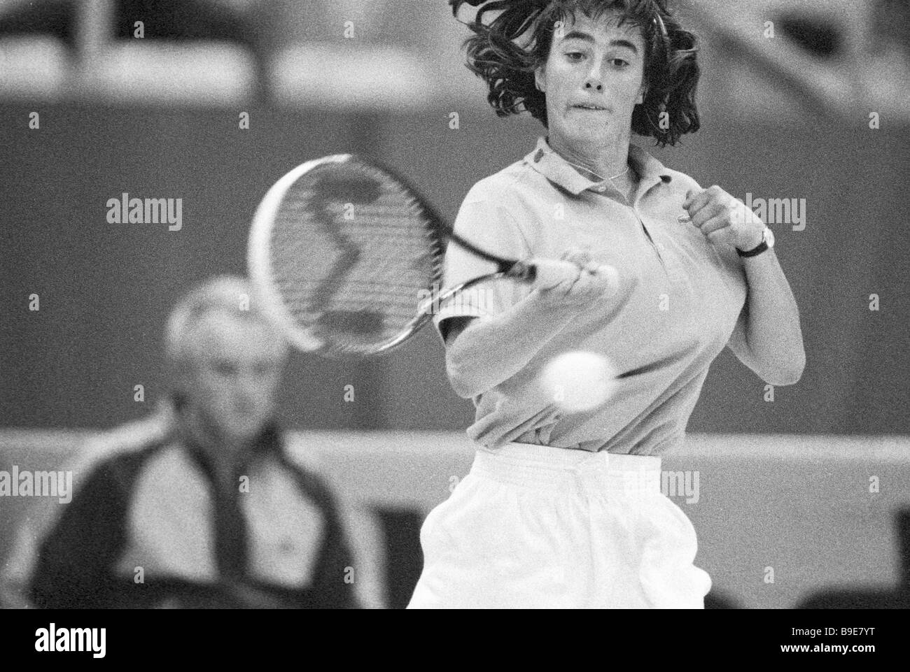 Tennis player J Allard at the I International Tournament for Virginia Slims  series Stock Photo - Alamy