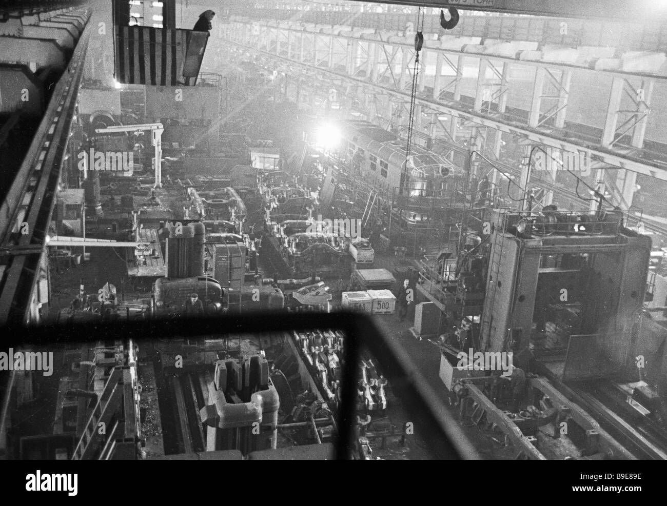 The frame body shop of Kolomna Kuibyshev Diesel Building