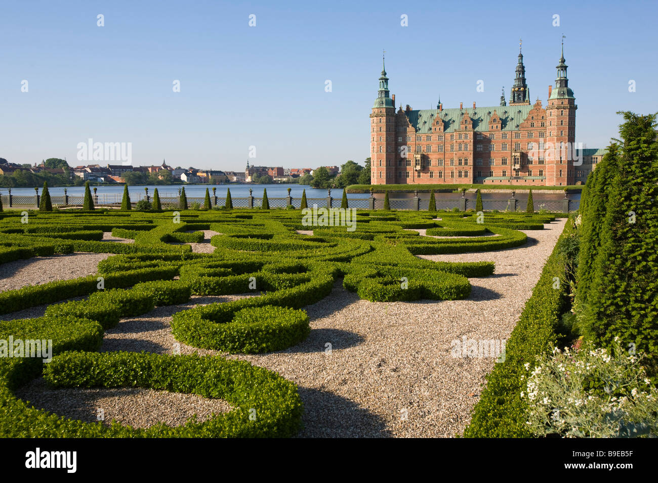 Frederiksborg castle Hillerød Zealand Denmark Stock Photo - Alamy