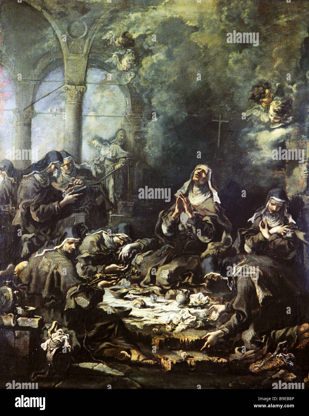 Nuns Praying Before the Meal by Alessandro Magnasco 1667 1749