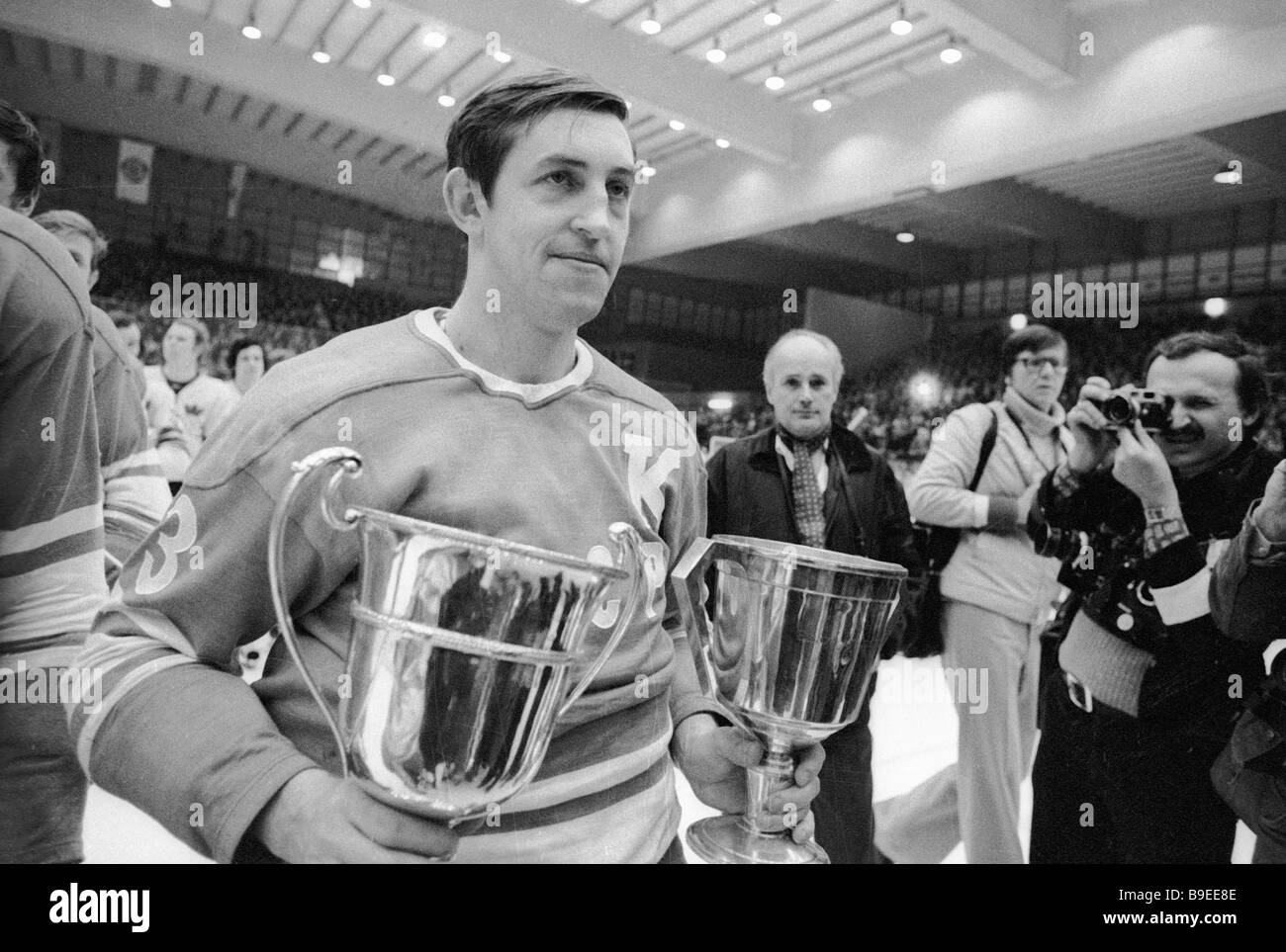 Soviet national ice hockey team captain two times Olympic champion