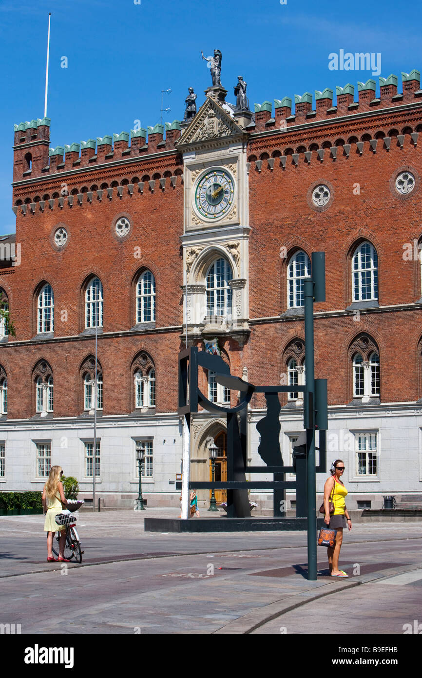 Denmark Odense Rådhus City hall Stock Photo - Alamy