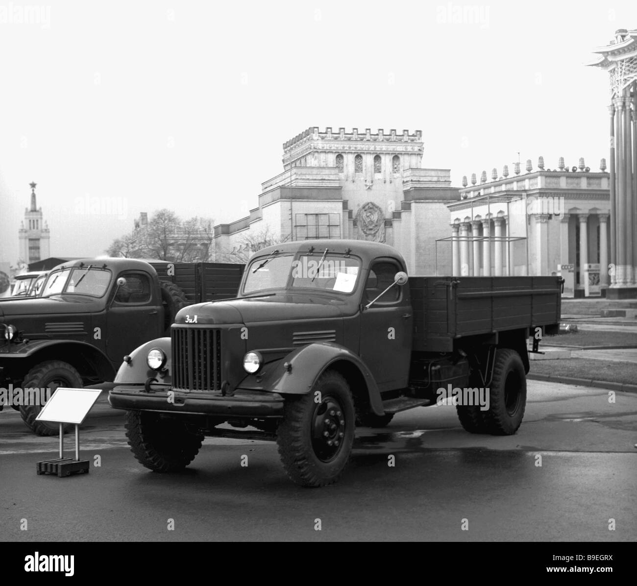 ZIL 164 A trucks which were assembled at the Moscow based